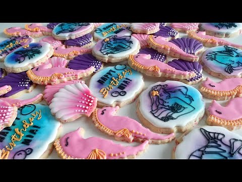 How to Decorate Little Mermaid Inspired Sugar Cookies at Home | Tips, Tricks and Pricing Guide