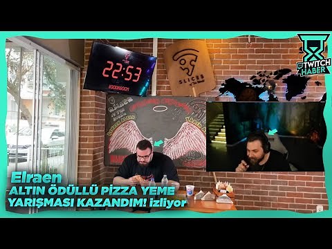Elraenn - "ALTIN ÖDÜLLÜ PİZZA YEME YARIŞMASI KAZANDIM!" İzliyor (Tuna Tavus)