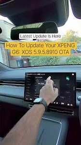 XPeng G6 How to Update to XOS 5.9.5.8910 #xpengg6 #xpeng