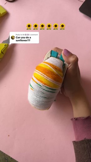 71K views · 16K reactions | Keeping it Floral themed this week! I got this question and had some inspiration hit me so I decided to drop everything I was doing an make a  Pom Pom  I hope this brightens your day! Have a great weekend everyone xx | Fat Pom Poms | Facebook