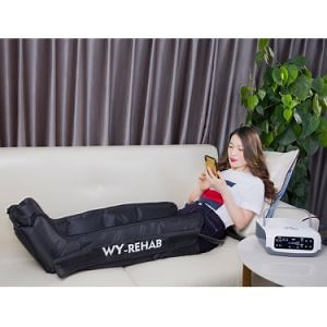 [Hot Item] Custom Logo Air Pump Compression Pressure Therapy Recovery Boots Full Leg Massager Device