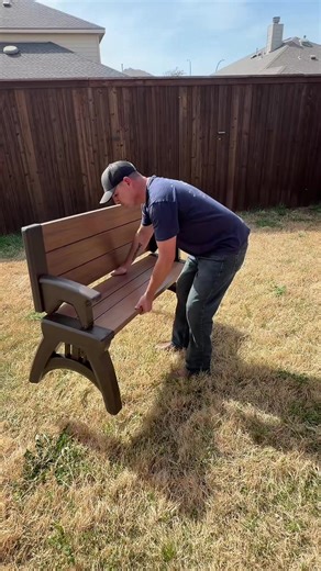 The Ultimate Convertible Patio Bench Table from QVC