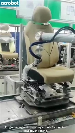 🚗✨ Revolutionizing Car Seat Manufacturing with Cobot Automation! 🤖🔥