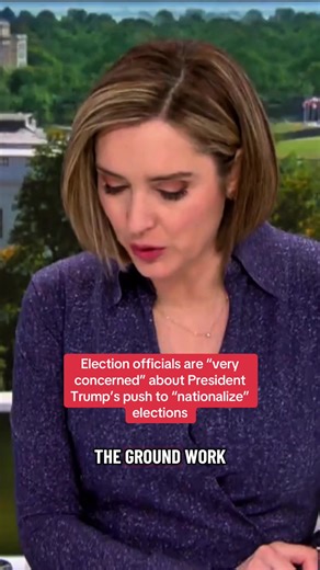 Election officials are “very concerned” about President Trump’s push to “nationalize” elections, says CBS News election law contributor David Becker. “It’s safe to say this is unprecedented,” Becker says of the Trump administration’s actions related to elections during his second term. “We have never seen a president try to exert executive authority over elections in the states.” #elections #vote #democracy #government #fypシ゚viral