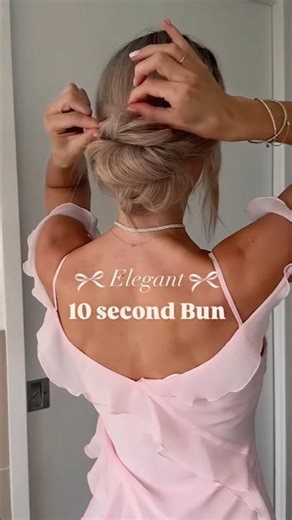 Elegant 10 second Bun