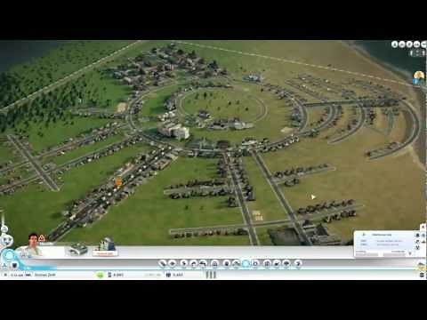 Sim City 5 - A One Hour City in 4 Minutes.
