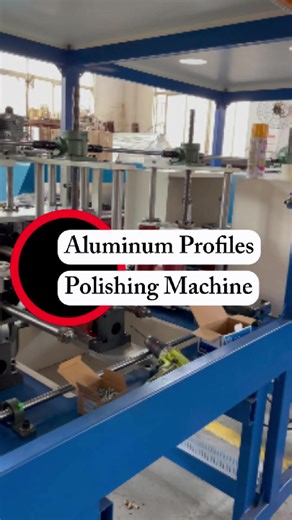 Say goodbye to surface imperfections on extruded profiles! Our aluminum profiles polishing machine is a good helper in workshops!#aluminumprocessingmachinery #aluminumpolishingmachine #polishingmachinefactory #aluminumgrindingmachine