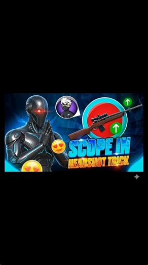 #Free fire Scope in Headshot
