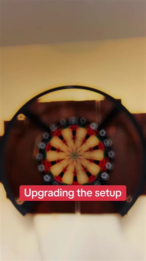 Well overdue a dart board setup upgrade. The original was built out of recycled pallet board when iI first started playing darts, not amazing at DIY but deffo an upgrade and was worth the work #darts #setup #lukelittler #fyp