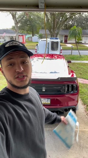 Cheap Amazon Reflective Tape Installation on my Mustang