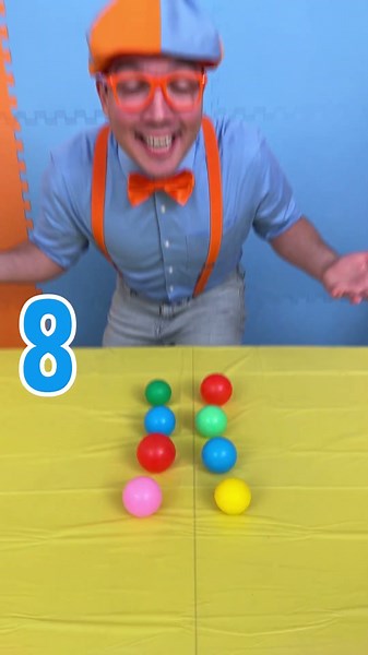 Ball Pit Ball Colors & Math 🌈🔢 #blippi #ball #ballpit