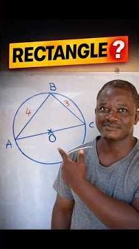 Le piège du diamètre que tu ignores. #maths #geometrie #triangle #cercle