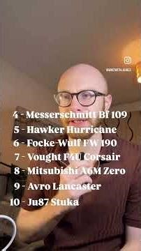 The Ten Best WW2 Aircraft (IN MY OPINION) #ww2 #aircraft #aviation