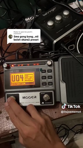 Mooer GE100 Metal Patch Setup and Demo