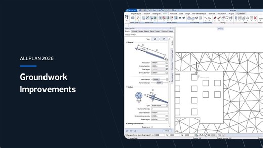 1.4K views · 14 reactions | Groundwork Improvements in ALLPLAN 2026 ...