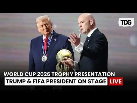 WATCH LIVE: FIFA World Cup 2026 Trophy Presentation | Donald Trump & FIFA President