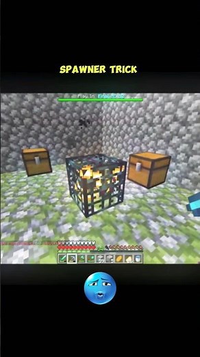 Minecraft Spawner Trick | Spawner Trick| how to get spawner #minecraft #finalmc #druzzzyt