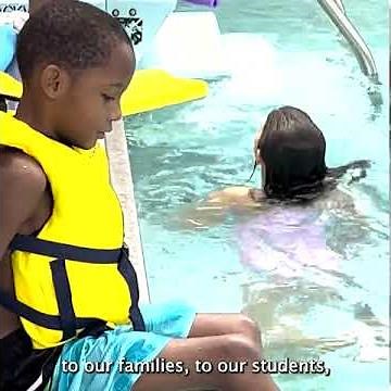 Learn to swim with Woodlawn Elementary 3rd grader students