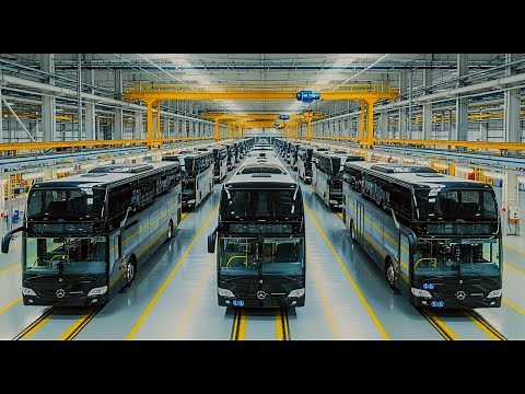 How Mercedes MCV 800 Double‑Decker Buses Are Made | Inside the Bus Factory (Full Process)