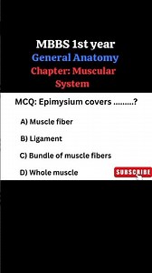 Anatomy Mcqs with explanation| Muscular System | General Anatomy | MBBS preparation #mbbs #anatomy