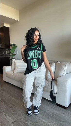 Basketball Jersey Styled 4 Ways - NBA Playoffs Jersey Outfit Inspo