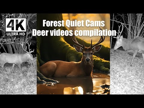 Majestic Deer of the Forest | Stags by Night and Dawn