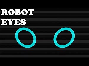 🤖 RoboPeep: A Cute and Playful Robot Eye Animation with Chirping Sounds