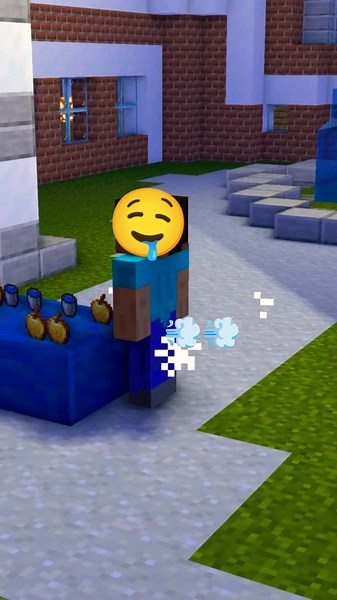 Steve Farts… Alex is NOT Happy! 😂 #minecraft #shorts