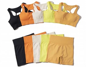 [Hot Item] Summer Yoga Wear Gym Fitness Wear Breathable Strong Strap Bra Women Yoga Shorts Set