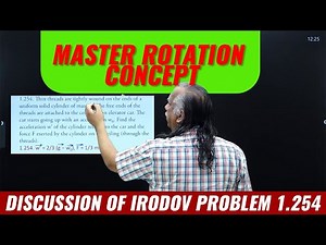 Master Rotation Concept Discussion of Irodov Problem 1.254 | Physics | NJ Sir