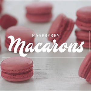 Raspberry Macarons made with white chocolate and raspberry filling are one of the most flavorful macarons ever. Full recipe: https://bit.ly/2P8IJ8P | Home Cooking Adventure