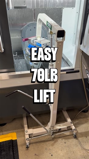 Justin - PDX CNC on Instagram: "Medical lift is legit for snagging a 70 lb @kurt_manufacturing DX6 without a sweat #instamachinist"