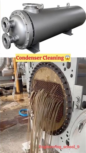 Condenser Cleaning Process Explained | How to Clean a Condenser Efficiently (Shell & Tube) 😱