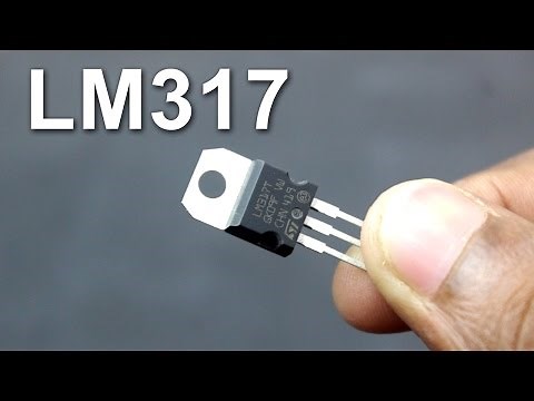 LM317T adjustable voltage regulator