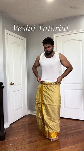 Veshti Tutorial:如何穿着传统印度服饰