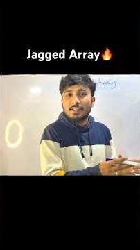 Jagged Array in Java || Telugu || Most important interview question🔥 #programming #java