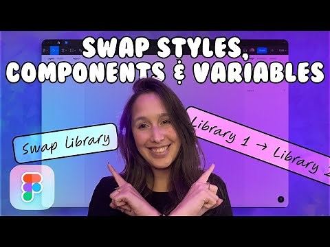 Swap libraries in Figma 2024 | Swap styles, components & variables in Figma 2024