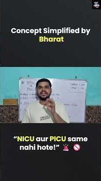 NICU aur PICU mein kya difference hai? #ytshorts #shorts