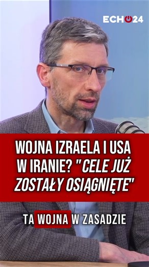 WOJNA IZRAELA I USA W IRANIE? "Cele już zostały osiągnięte" #polityka #usa #izrael #iran #podcast