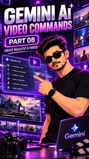 Gemini AI Video Commands You Need to Know | Create Realistic AI Videos with Powerful Prompts Part 8