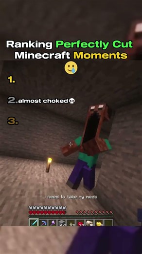 Perfectly Cut Minecraft Moments 😂👀 #shorts