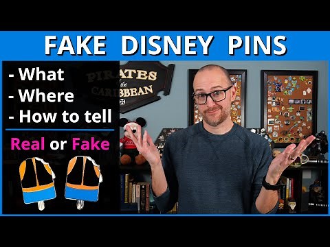 Fake Disney Pins | What they are | How to tell a fake from a real pin | Side by side comparisons