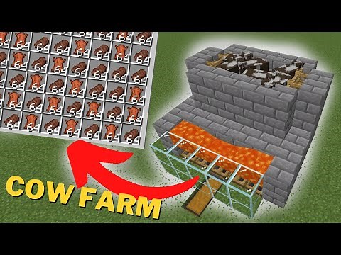 Usine à vache ! [TUTO] Cow Farm [1.16/1.22.+]Minecraft