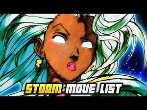 STORM MOVE LIST - Marvel vs. Capcom 2: New Age of Heroes (MvC2)