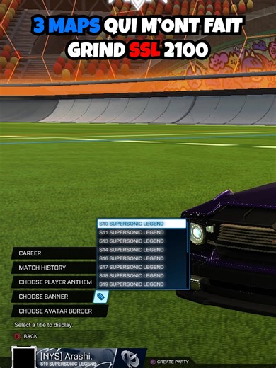 3 maps qui m'ont fait grind SSL 2100 ! #rocketleaguehighlights #rocketleague #rl #rlclips #ssl #rlcs