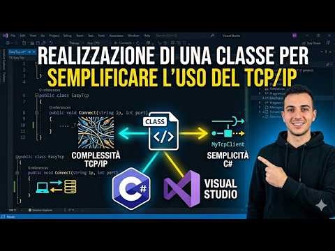 Classe per la semplificazione della gestione dell'uso del Tcp/Ip in C#