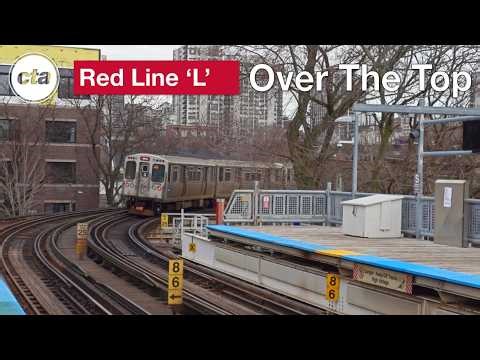 Chicago cta Red Line 'L' Trains Rerouted "Over the Top"