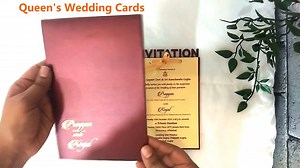5 comments | Looking for Simple Invitation with wood material. Watch the video. Reach us +91 8939193442 (WhatsApp) | Queen's Wedding Invitation Cards | Facebook
