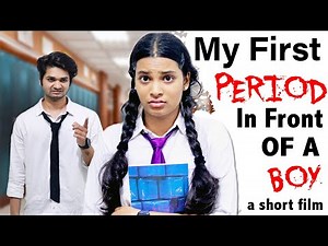 MY FIRST PERIOD IN FRONT OF A BOY | Emotional Short Film l Ayu Anu Twin Sisters