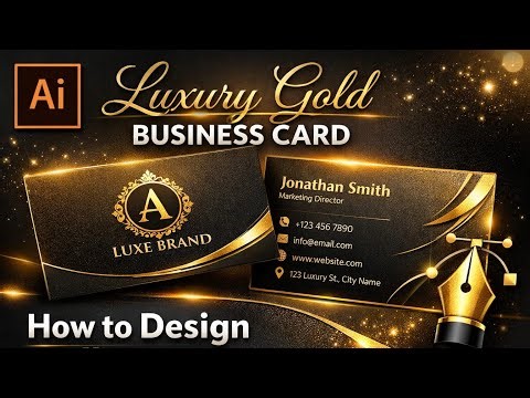Creative Card Design in Adobe Illustrator – Beginner Friendly!”